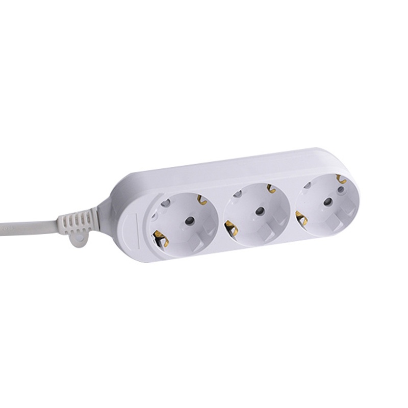 220V-250V 3 Outlets EU Socket Standard بدون مفتاح 220V-250V 3 Outlets EU Socket Standard بدون مفتاح