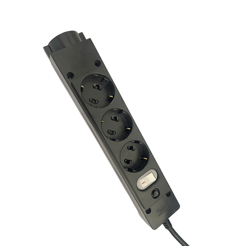 Power saving black 4 outlets KC standard sockets with switch Power saving black 4 outlets KC standard sockets with switch